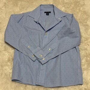 Boys TH Blue Checkered Shirt.